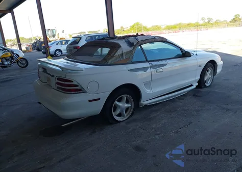 1995 Ford Mustang Gt/Gts из США, поврежденный, VIN 1FALP45T8SF132044